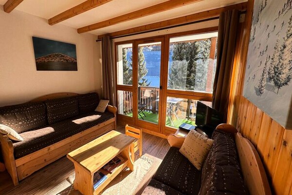 Knus duplex appartement in Valloire, 150m van de Sétaz-gondellift - thumbnail 3