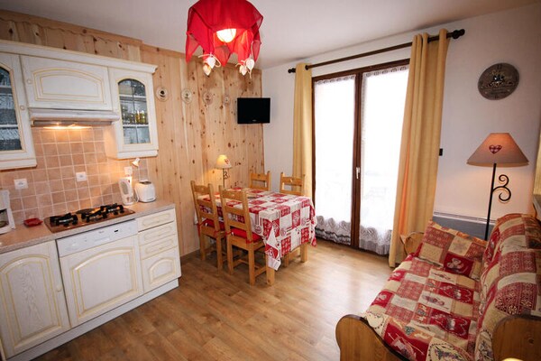 Duplexappartement op 300m van de piste in Valloire met zonnige tuin - thumbnail 4