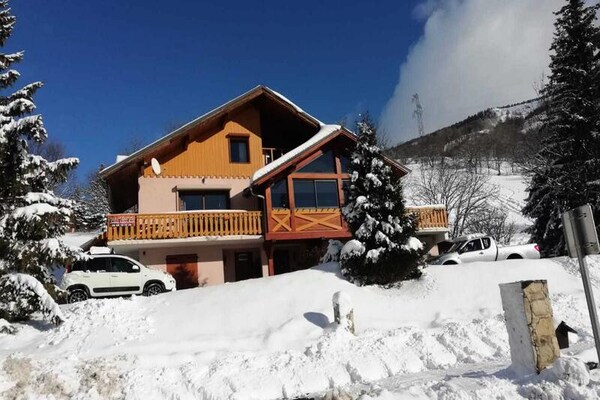 Ruim duplexappartement voor 12 personen met tuin in Valloire, vlakbij de piste - thumbnail 1