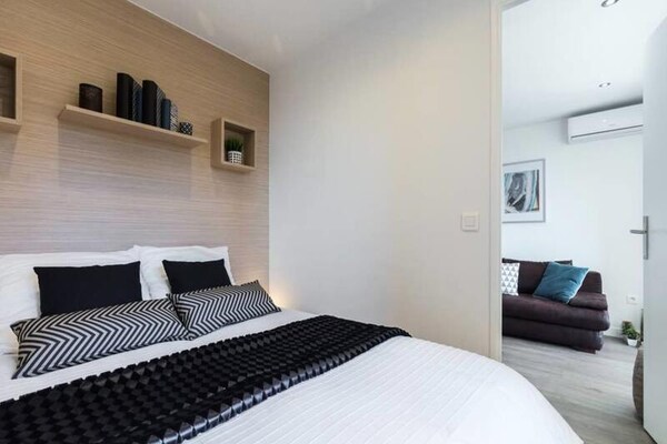 Appartement Cannes: zeezicht, terras en zwembad aan de Côte d'Azur - thumbnail 4