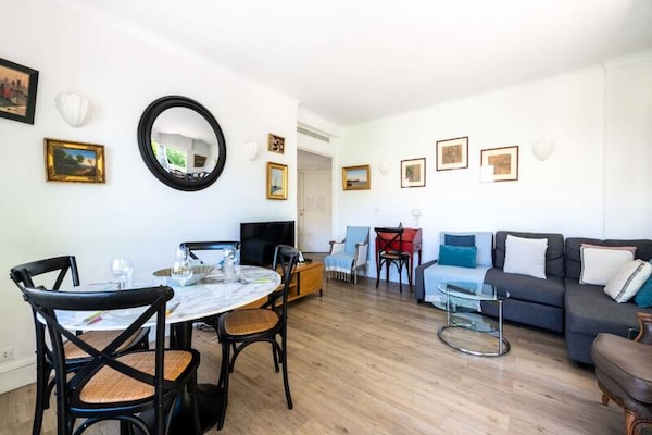 Licht appartement in Cannes met terras, op 6 minuten lopen van het strand - thumbnail 6