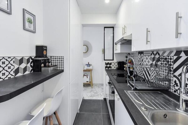 Charmant appartement in Cannes, 2 minuten van Mouré Rouge strand - thumbnail 3