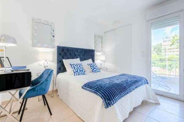 Elegant appartement in Cannes Palm Beach, 6 minuten lopen naar zee - thumbnail 5
