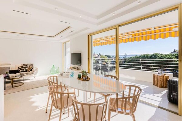 Luxe appartement 96m² met zeezicht, zwembad en tennis in Cannes - thumbnail 2