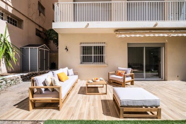 Architectenappartement met tuin op 4 minuten van La Croisette - thumbnail 5