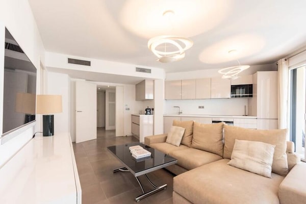 Elegant 2-slaapkamerappartement met zwembad op 100m van strand Cannes - thumbnail 5
