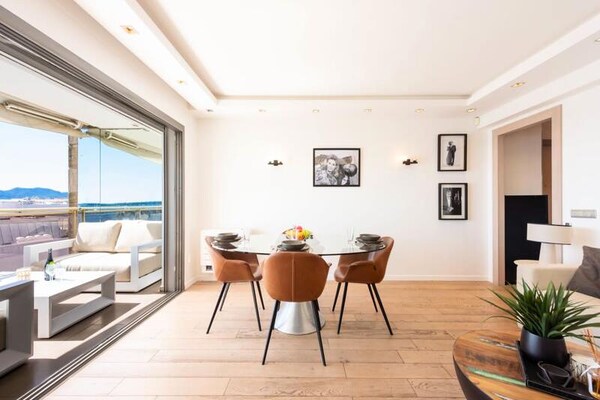 Appartement Croisette: 55m² met zeezicht, tegenover Palais des Festivals - thumbnail 6