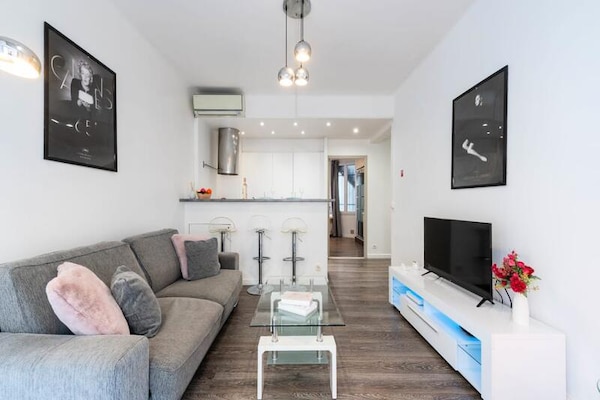 Appartement voor 4 in centrum Cannes, op 3 minuten van het strand - thumbnail 4