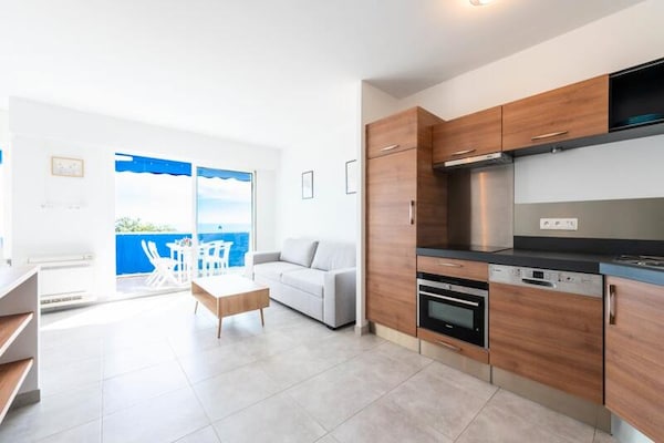 Front de Mer Cannes: Appartement met Zeezicht op 4 Personen - thumbnail 4