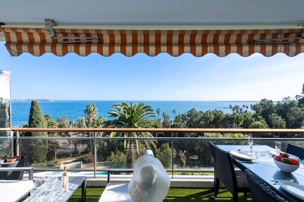 Elegant appartement met zeezicht, zwembad en privépad naar strand - thumbnail 3