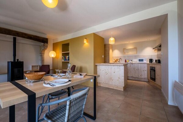 Gîte Marguerite: Authentiek appartement op het Aubrac-plateau in Les Salces - thumbnail 2