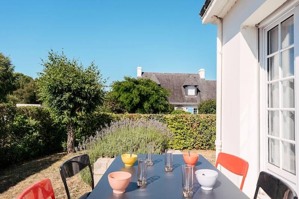 Ruim vakantiehuis voor 9 personen met tuin in Carnac, vlakbij het strand - thumbnail 4