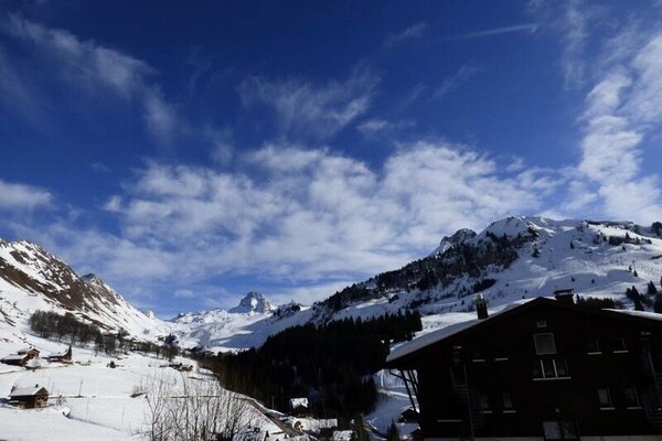 Knus appartement voor 6 personen met uitzicht op de Alpen in Le Grand Bornand - thumbnail 6