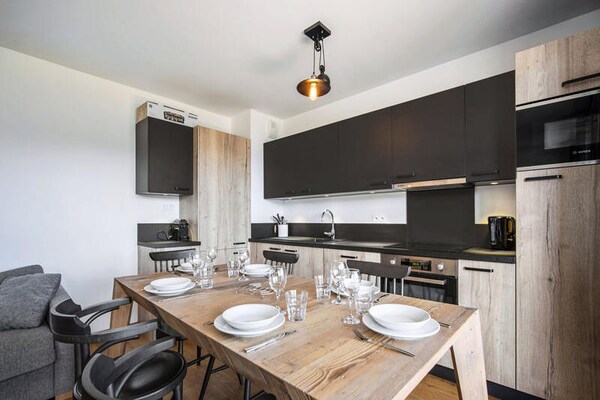 Ruim appartement 8p met Mont Blanc uitzicht in Hauteluce - thumbnail 4