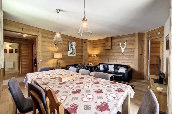 Ski-in/ski-out appartement voor 8 personen in Val d'Isère met uitzicht op Bellevarde - thumbnail 4