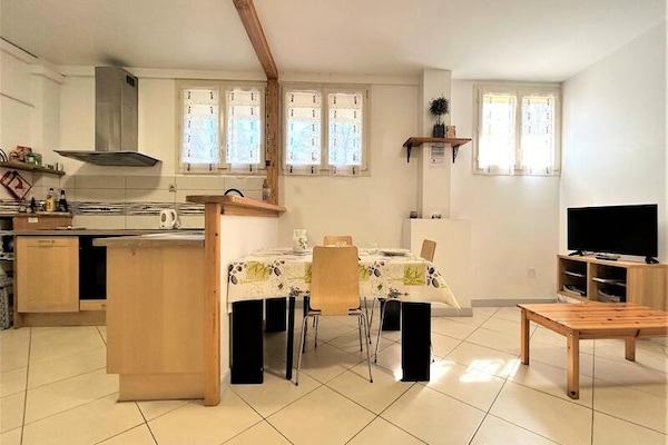 Licht appartement op de begane grond, 300m van de thermen van Gréoux-les-Bains - thumbnail 2