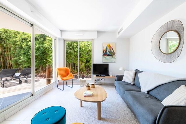 Tuinappartement Cannes California met privétuin, zwembad en parkeerplaats - thumbnail 6