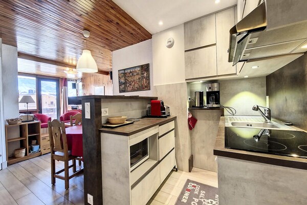 Knus appartement in het hart van Val d'Isère met uitzicht op Bellevarde - thumbnail 3