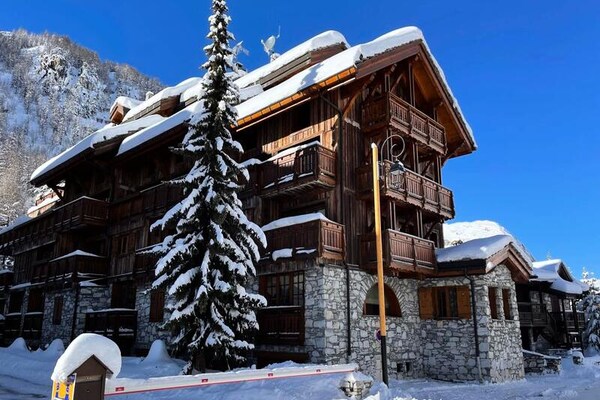 Appartement voor 8 personen in Val d'Isère, 100m van de Olympique-lift - thumbnail 1