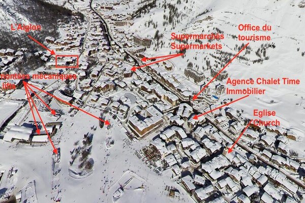 Appartement voor 8 personen in Val d'Isère, 100m van de Olympique-lift - thumbnail 2