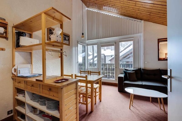 Appartement 5p met balkon op zuiden, vlakbij de piste in Val d'Isère - thumbnail 4