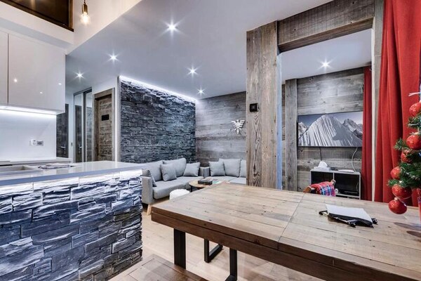 Duplex voor 6 personen in Val d'Isère Village, vlakbij de piste - thumbnail 6