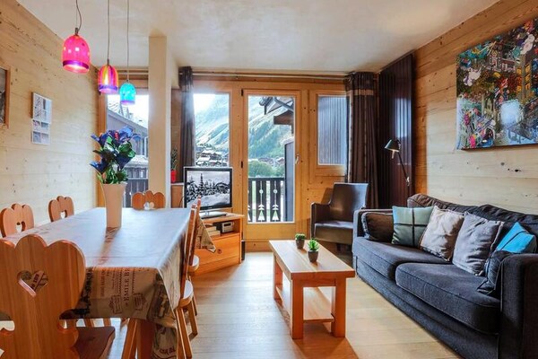 Luxe 3-slaapkamer appartement op de piste in Val d'Isère Village - thumbnail 4