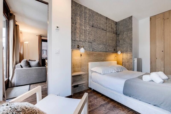 Gerenoveerd 5-persoons appartement op 50m van de piste in Val d'Isère - thumbnail 6
