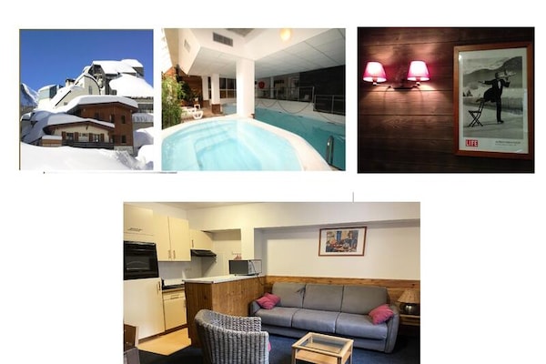 Ruim appartement voor 9 personen met zwembad en sauna in Eaux-Bonnes - thumbnail 1