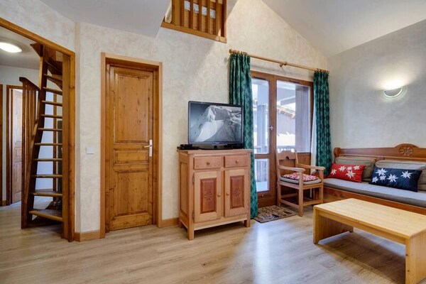 Duplexappartement direct aan de piste in Val d'Isère voor 8 personen - thumbnail 6