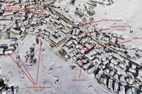 Appartement in het oude dorp van Val d'Isère, op 50 meter van de piste - thumbnail 1