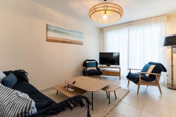 Licht appartement voor 5 met garage, vlakbij zee en centrum Le Touquet - thumbnail 4