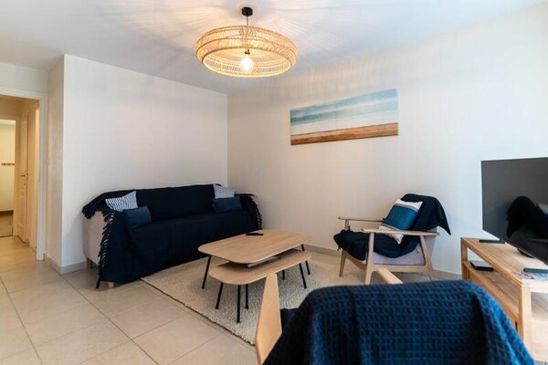 Licht appartement voor 5 met garage, vlakbij zee en centrum Le Touquet - thumbnail 5