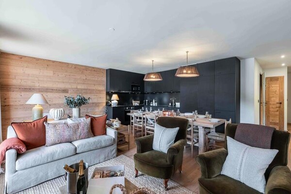 Elegant 10-persoons appartement direct aan de piste in Méribel-Mottaret - thumbnail 3