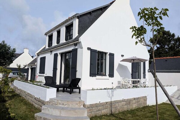 Prachtig gerenoveerd huis voor 14 personen, 650m van strand in Saint-Pierre-Quiberon - thumbnail 1