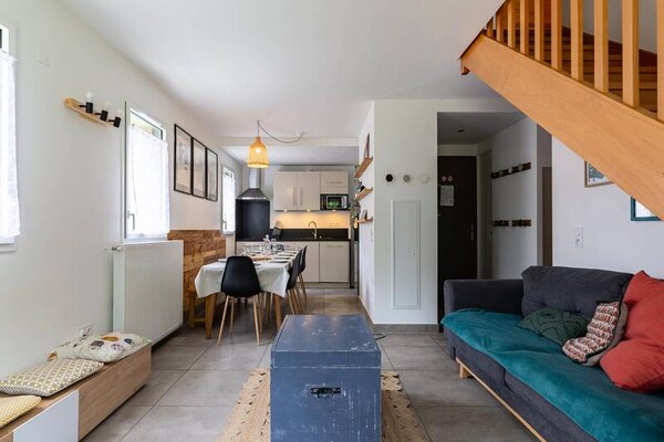 Duplex voor 11 personen in Loudenvielle, 50m van de SkyVall-gondellift - thumbnail 1