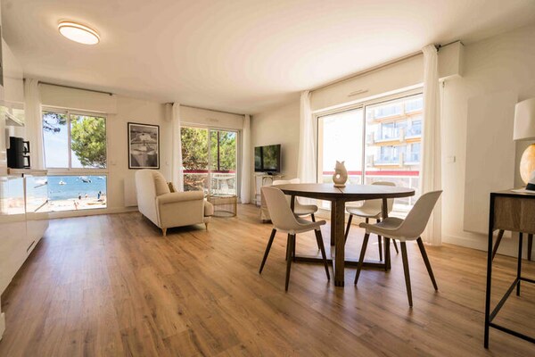 Licht appartement aan de kust van Arcachon met uitzicht op zee - thumbnail 5
