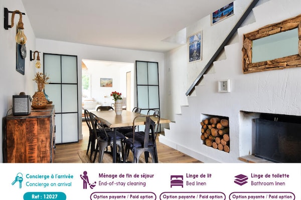 Licht appartement op 300m van strand Sables d'Or met tuin, 7 personen - thumbnail 4