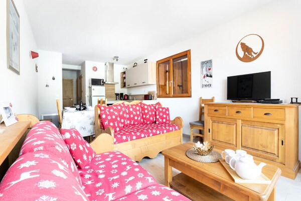 Appartement 6 pers. in La Joue du Loup, 200m van de piste - thumbnail 1