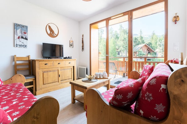 Appartement 6 pers. in La Joue du Loup, 200m van de piste - thumbnail 6