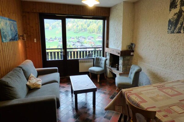 Duplexappartement op de piste in Le Grand-Bornand voor 8 personen - thumbnail 2