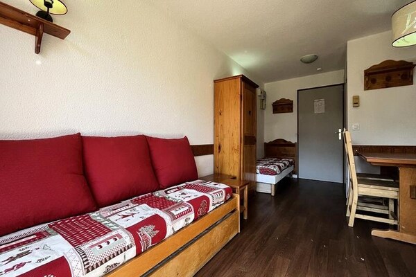 Zonnig ski-in, ski-out appartement in Plagne Soleil met uitzicht op de Alpen - thumbnail 3