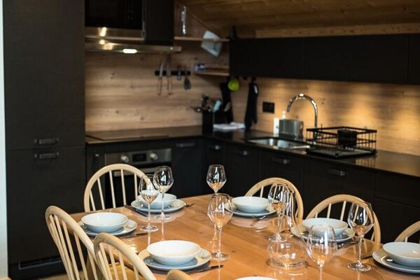 Duplex voor 10 personen in Saint-Sorlin-d'Arves met panoramisch uitzicht op de Aiguilles - thumbnail 5