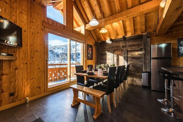 Ruim appartement voor 11 personen midden in Saint Sorlin d'Arves, vlakbij de piste - thumbnail 2