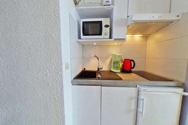 Studio met balkon en uitzicht op het Beaufortainmassief in Hauteluce - thumbnail 3
