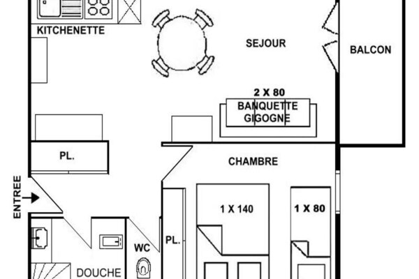 Alpenappartement met panoramisch uitzicht op Mont Bisanne in Hauteluce - thumbnail 3