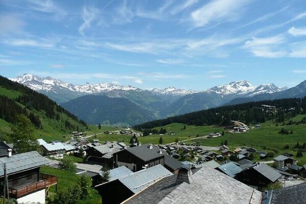Alpenappartement met panoramisch uitzicht op Mont Bisanne in Hauteluce - thumbnail 6