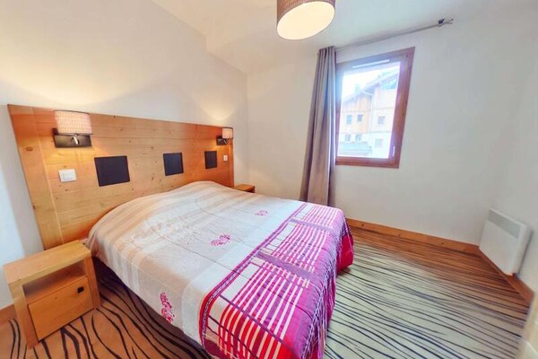 Knus appartement op 1 km van Les Saisies met zwembad en zuidbalkon - thumbnail 5