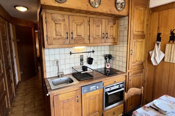 Appartement Hauteluce met panoramisch uitzicht op het Beaufortainmassief - thumbnail 6