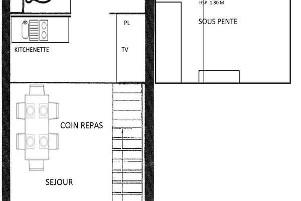 Zonnig studio-appartement met balkon en panoramisch uitzicht op Mont Bisanne - thumbnail 3